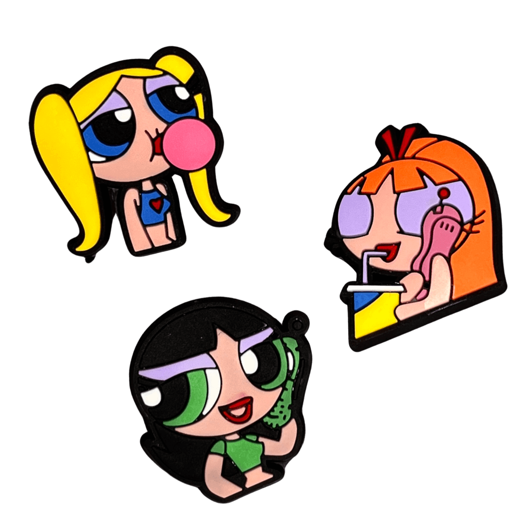 Teenage powerpuff girls Croc charm ☆