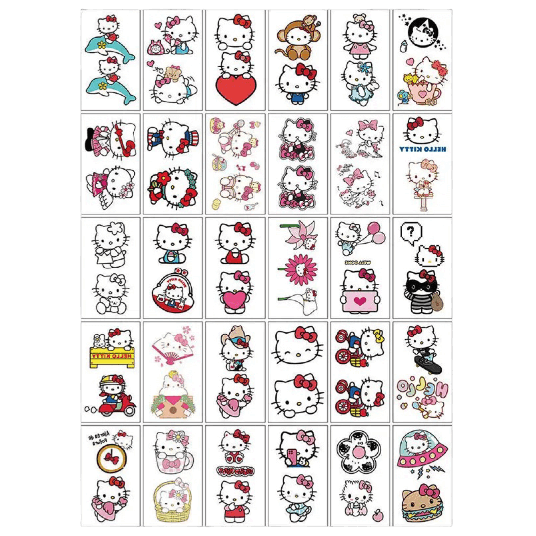 kitty temporary tattoos ☆